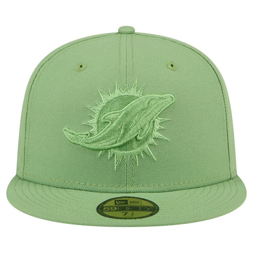 Miami Dolphins New Era Color Pack 59FIFTY Fitted Hat Green - NFL