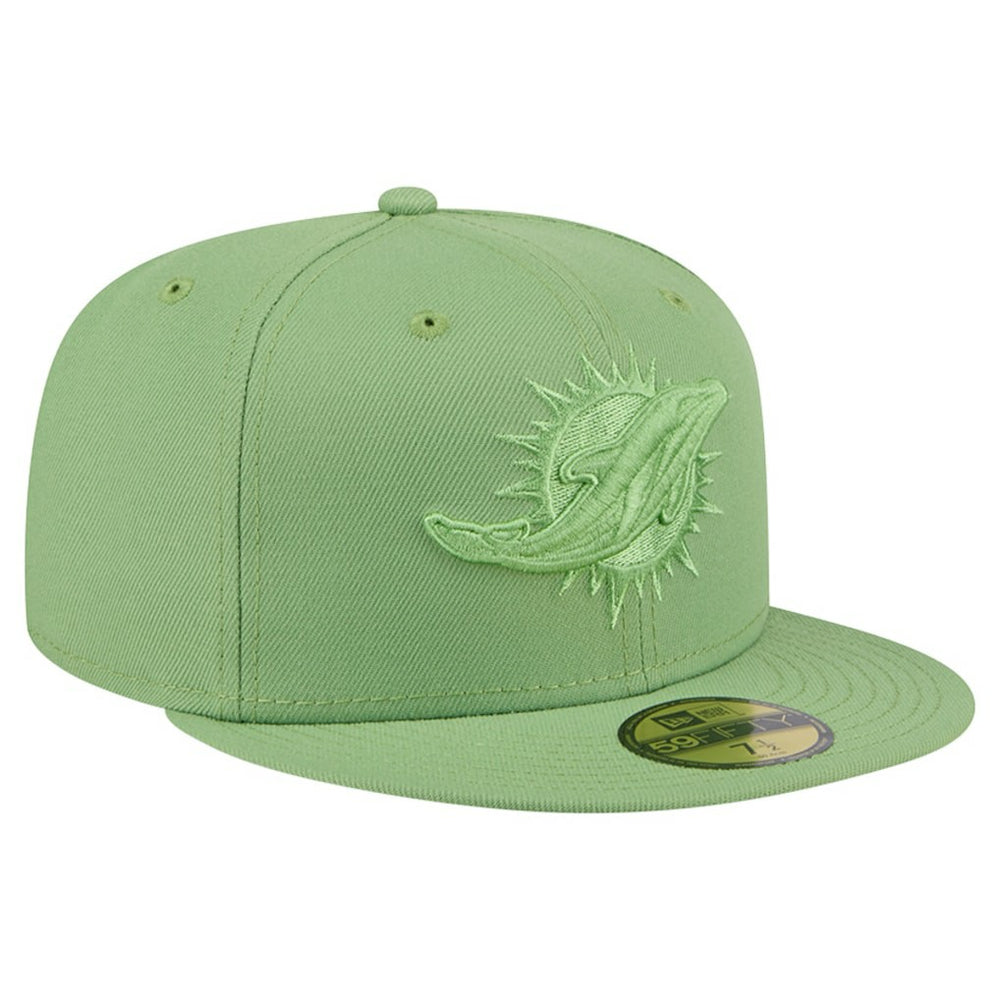Miami Dolphins New Era Color Pack 59FIFTY Fitted Hat Green - NFL