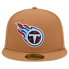 Tennessee Titans New Era Color Pack 59FIFTY Fitted Hat with Side Patch Tan - NFL