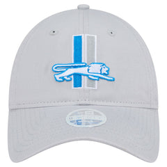 Detroit Lions New Era Women's Throwback Main Core Classic 2.0 9TWENTY Adjustable Hat Silver - NFL