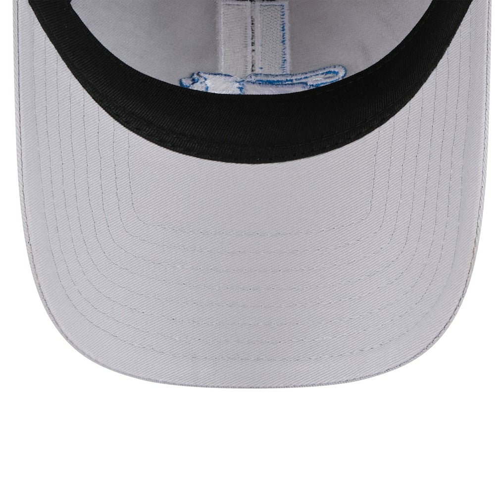 Detroit Lions New Era Women's Throwback Main Core Classic 2.0 9TWENTY Adjustable Hat Silver - NFL