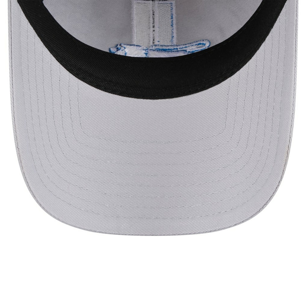 Detroit Lions New Era Women's Throwback Main Core Classic 2.0 9TWENTY Adjustable Hat Silver - NFL