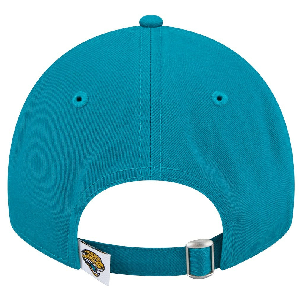 Jacksonville Jaguars New Era Women's Throwback Main Core Classic 2.0 9TWENTY Adjustable Hat Teal - NFL