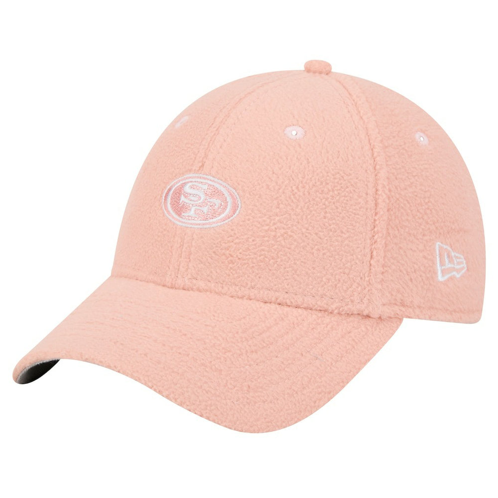 San Francisco 49ers New Era Women's Cozy Sherpa 9FORTY Adjustable Hat Light Pink - NFL
