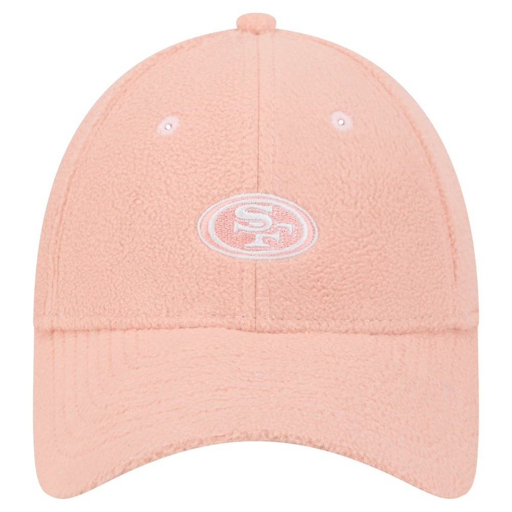 San Francisco 49ers New Era Women's Cozy Sherpa 9FORTY Adjustable Hat Light Pink - NFL