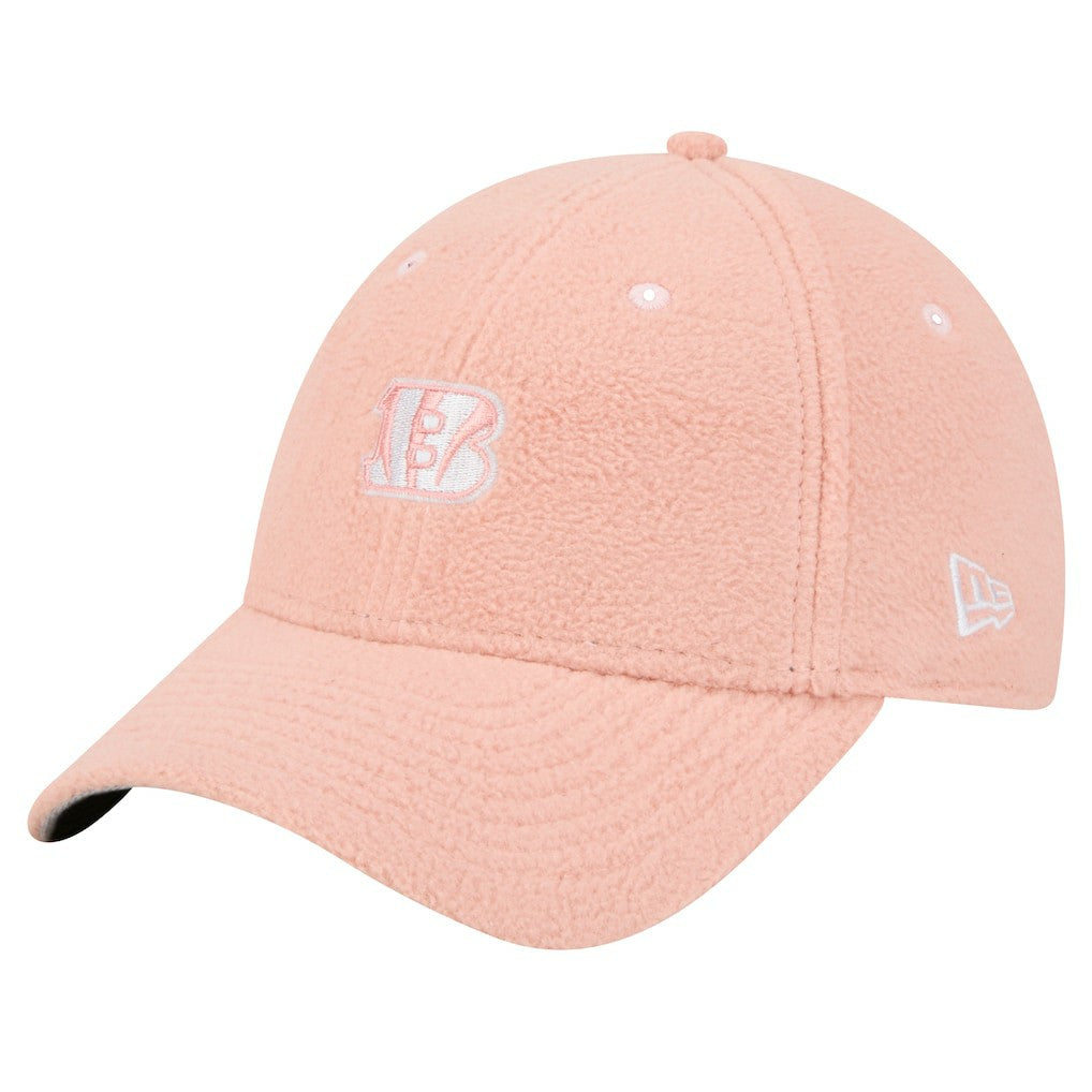 Cincinnati Bengals New Era Women's Cozy Sherpa 9FORTY Adjustable Hat Light Pink - NFL
