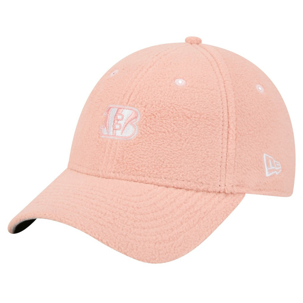 Cincinnati Bengals New Era Women's Cozy Sherpa 9FORTY Adjustable Hat Light Pink - NFL