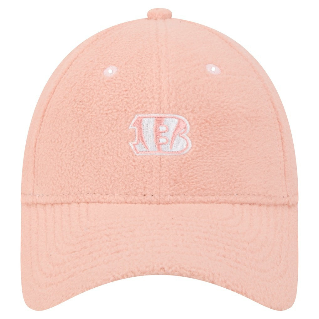 Cincinnati Bengals New Era Women's Cozy Sherpa 9FORTY Adjustable Hat Light Pink - NFL