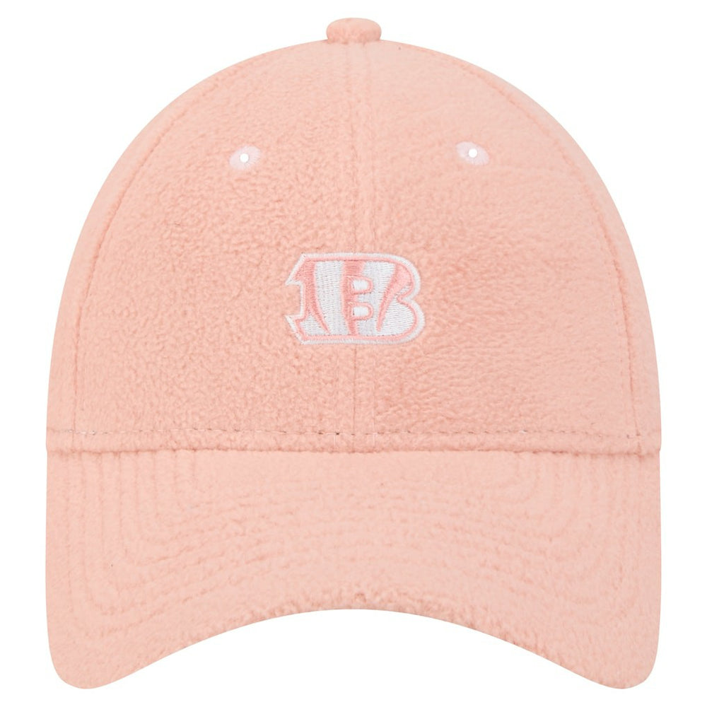 Cincinnati Bengals New Era Women's Cozy Sherpa 9FORTY Adjustable Hat Light Pink - NFL