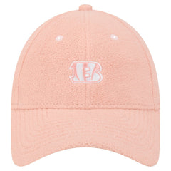 Cincinnati Bengals New Era Women's Cozy Sherpa 9FORTY Adjustable Hat Light Pink - NFL