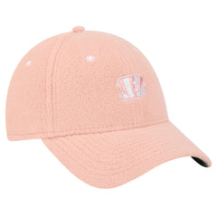 Cincinnati Bengals New Era Women's Cozy Sherpa 9FORTY Adjustable Hat Light Pink - NFL