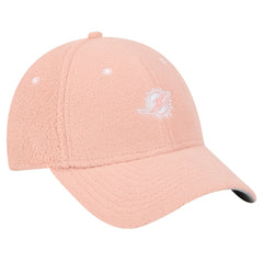 Miami Dolphins New Era Women's Cozy Sherpa 9FORTY Adjustable Hat Light Pink - NFL