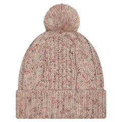 Jacksonville Jaguars New Era Women's Trendy Tone Cuffed Knit Hat with Pom Stone - NFL