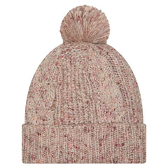 Cincinnati Bengals New Era Women's Trendy Tone Cuffed Knit Hat with Pom Stone - NFL