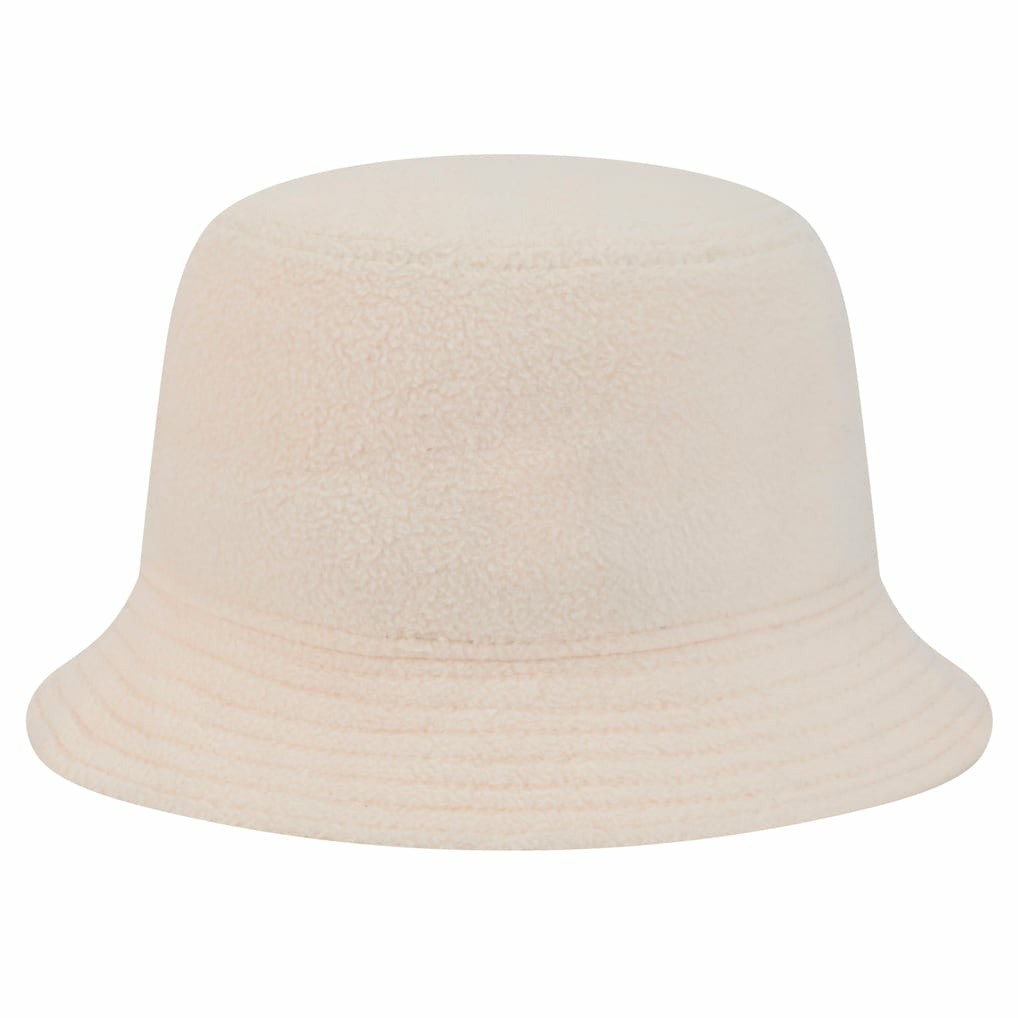 Miami Dolphins New Era Women's Cozy Sherpa Bucket Hat Cream - NFL