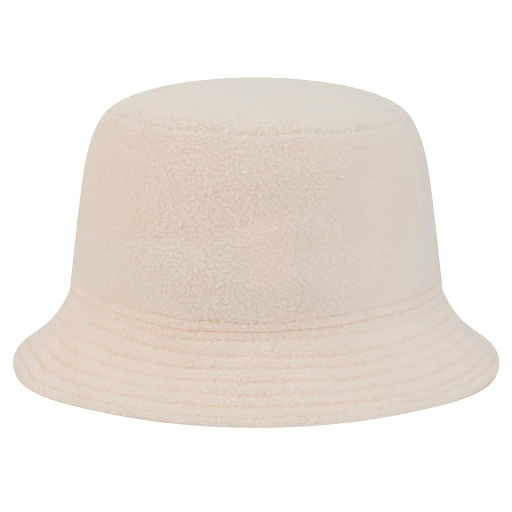 Miami Dolphins New Era Women's Cozy Sherpa Bucket Hat Cream - NFL