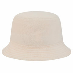 Miami Dolphins New Era Women's Cozy Sherpa Bucket Hat Cream - NFL