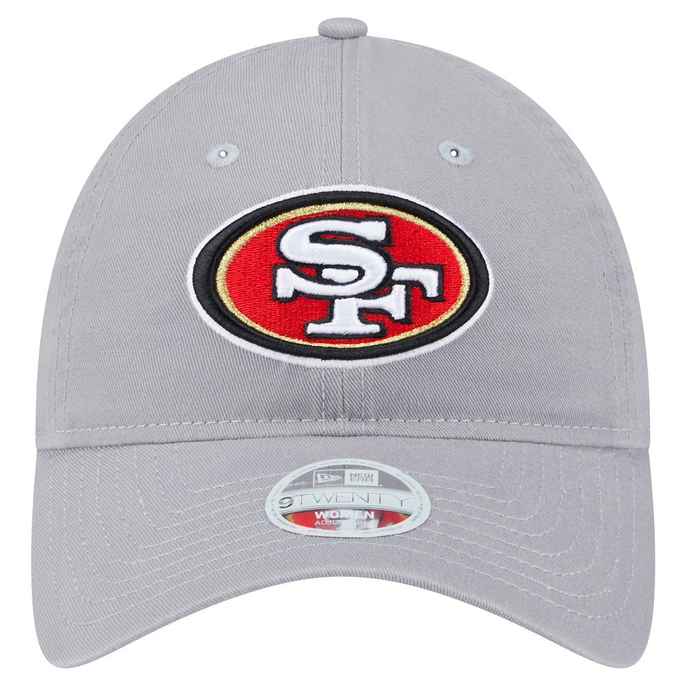 San Francisco 49ers New Era Women's Main 9TWENTY Adjustable Hat Gray - NFL