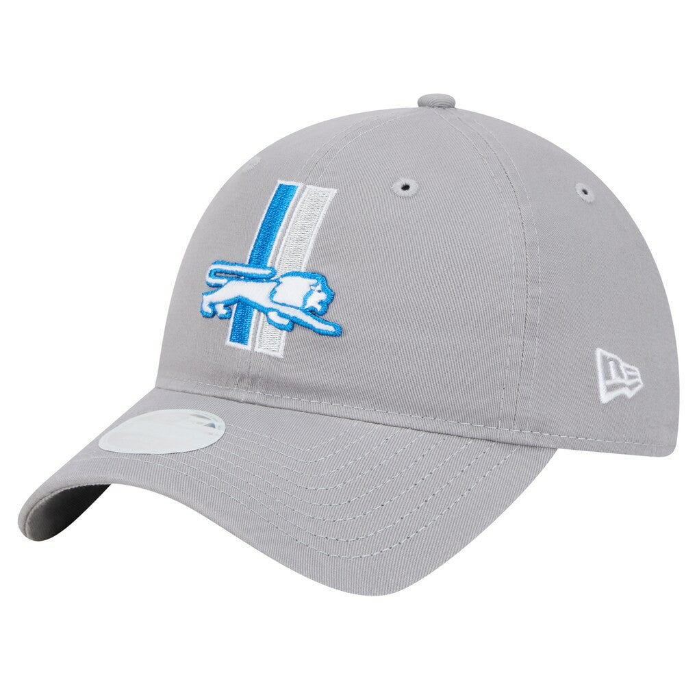Detroit Lions New Era Women's Main 9TWENTY Adjustable Hat Gray - NFL