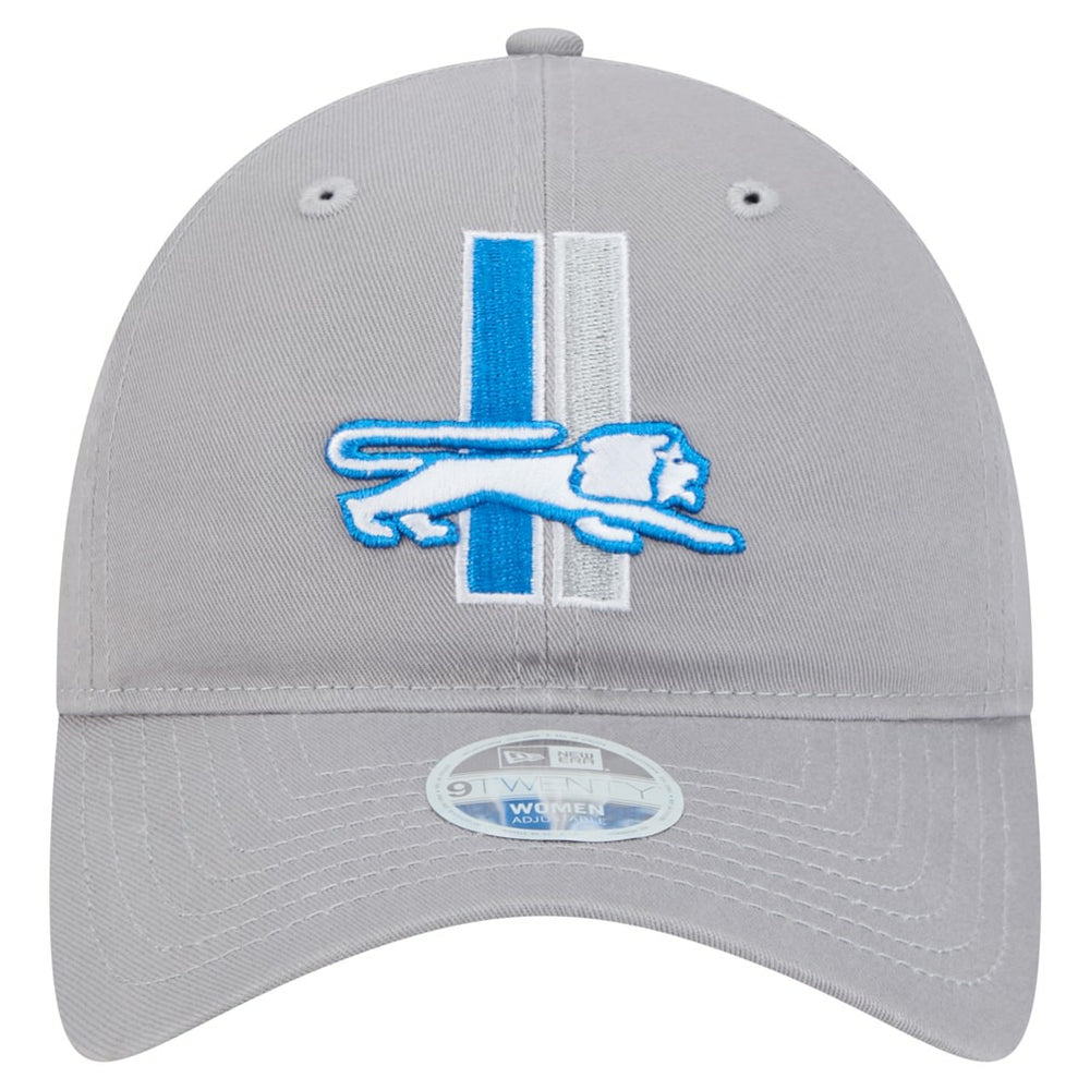 Detroit Lions New Era Women's Main 9TWENTY Adjustable Hat Gray - NFL