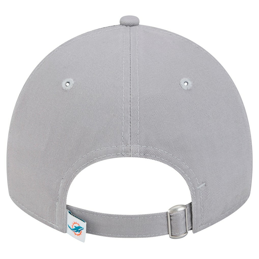 Miami Dolphins New Era Women's Main 9TWENTY Adjustable Hat Gray - NFL