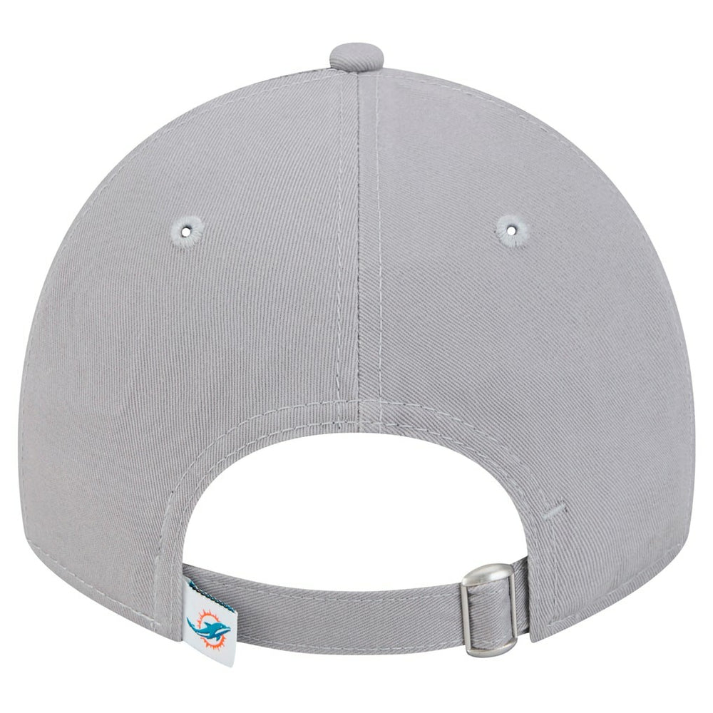 Miami Dolphins New Era Women's Main 9TWENTY Adjustable Hat Gray - NFL