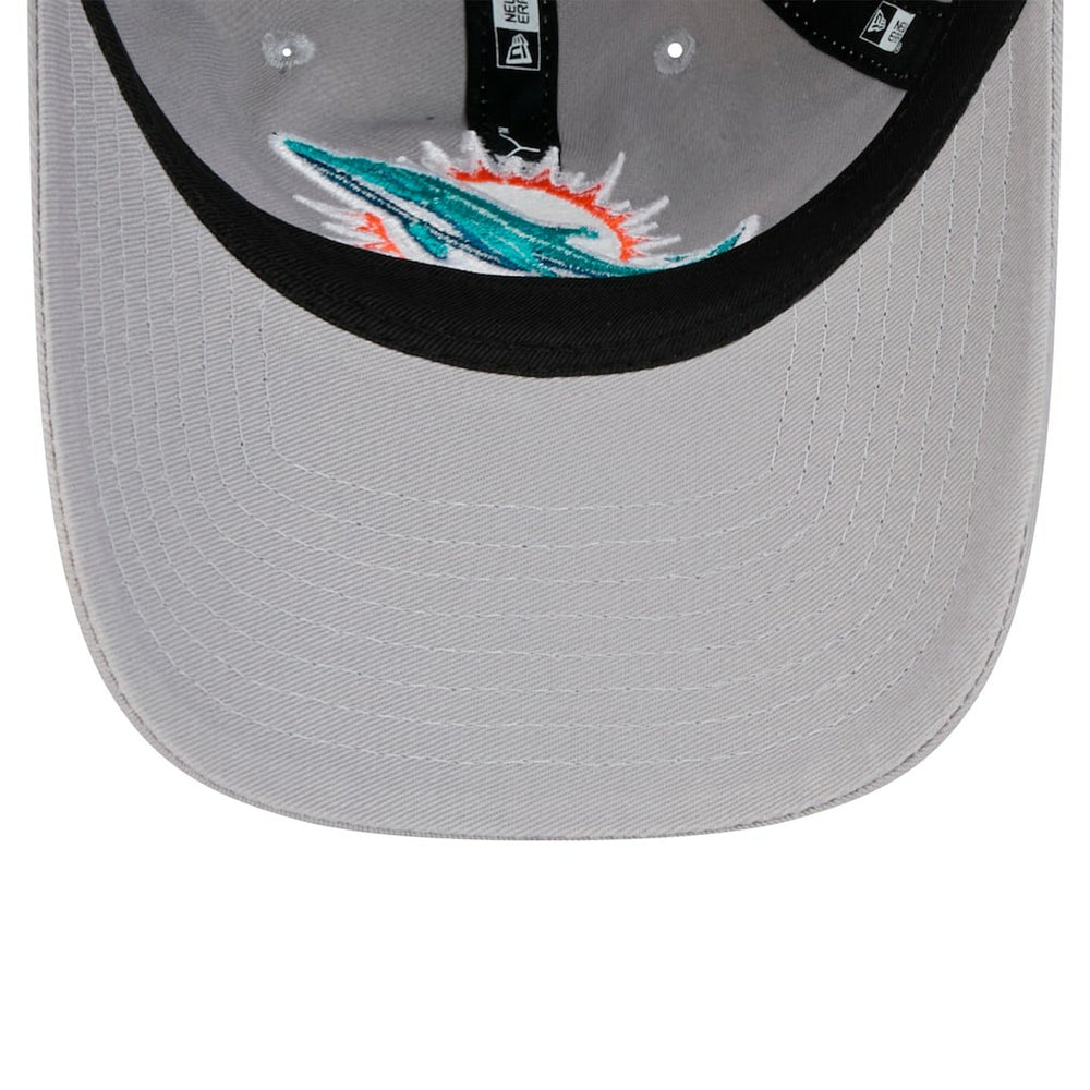 Miami Dolphins New Era Women's Main 9TWENTY Adjustable Hat Gray - NFL