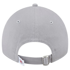Kansas City Chiefs New Era Women's Main 9TWENTY Adjustable Hat Gray - NFL