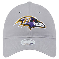 Baltimore Ravens New Era Women's Main 9TWENTY Adjustable Hat Gray - NFL