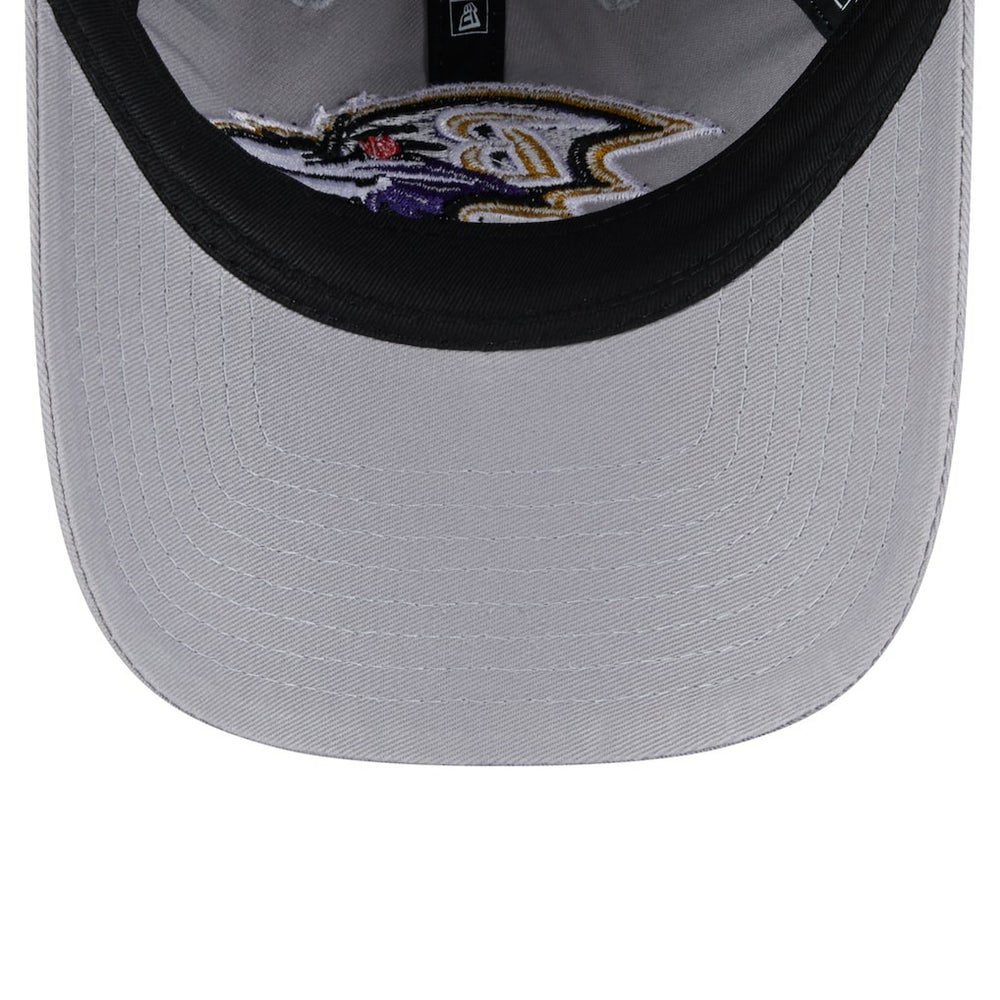 Baltimore Ravens New Era Women's Main 9TWENTY Adjustable Hat Gray - NFL