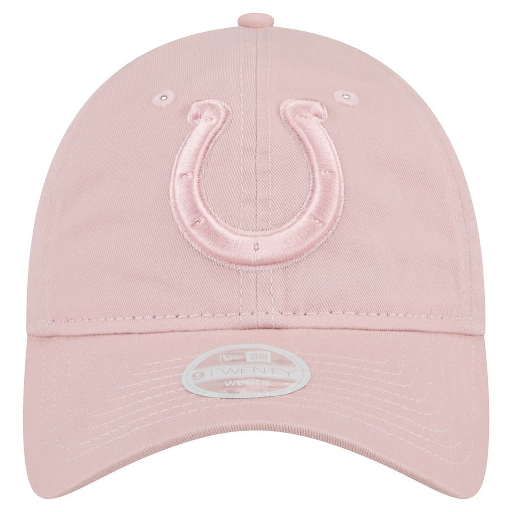 Indianapolis Colts New Era Women's Main 9TWENTY Adjustable Hat Light Pink - NFL