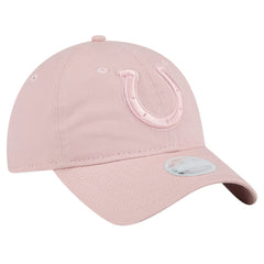 Indianapolis Colts New Era Women's Main 9TWENTY Adjustable Hat Light Pink - NFL