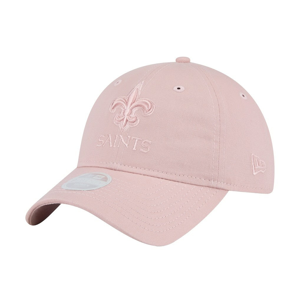 New Orleans Saints New Era Women's Main 9TWENTY Adjustable Hat Main 9TWENTY Adjustable Hat Light Pink - NFL