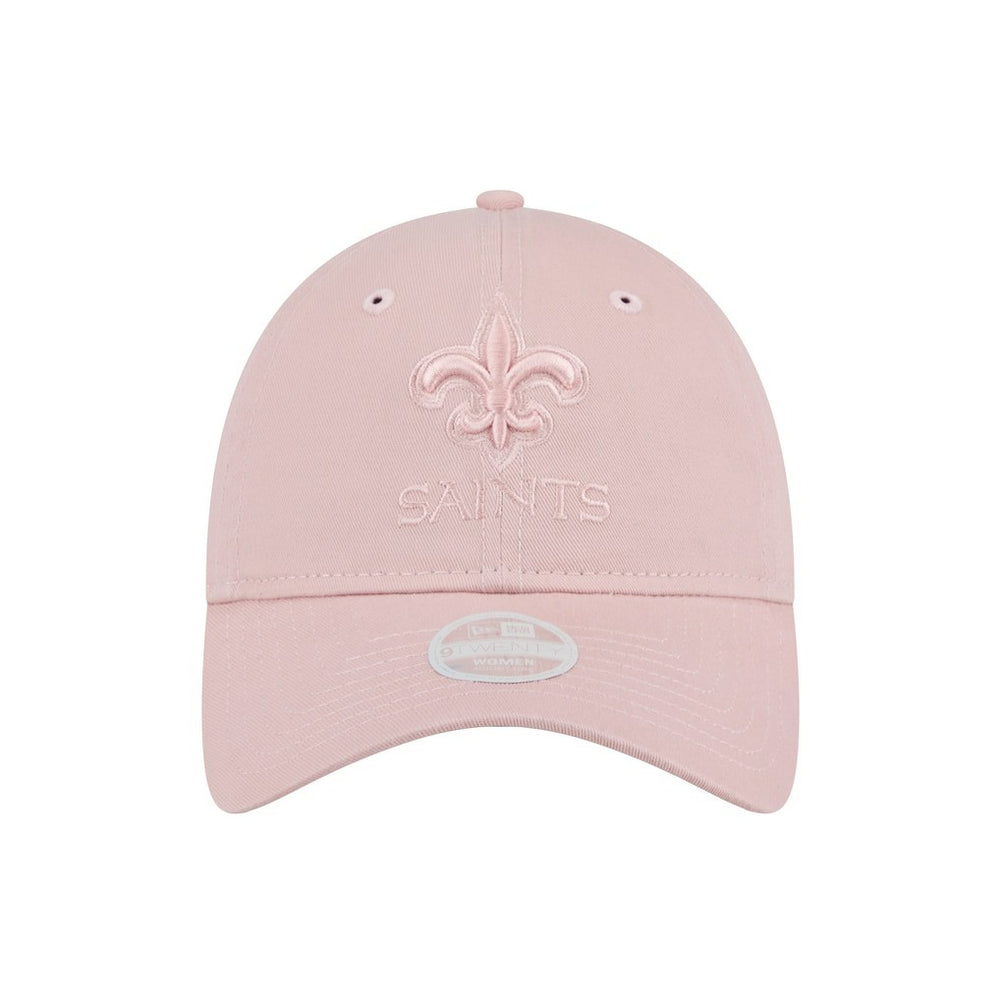 New Orleans Saints New Era Women's Main 9TWENTY Adjustable Hat Main 9TWENTY Adjustable Hat Light Pink - NFL