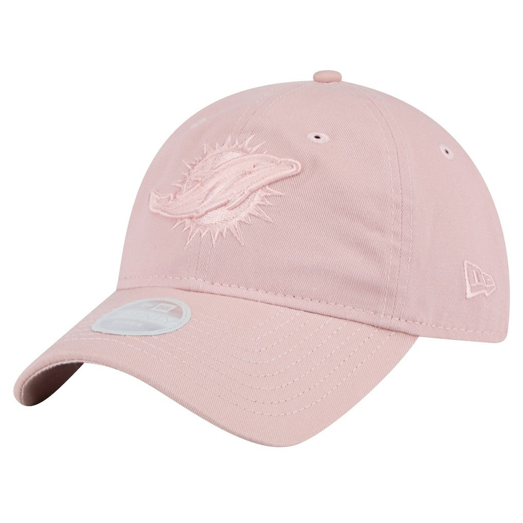 Miami Dolphins New Era Women's Main 9TWENTY Adjustable Hat Light Pink - NFL