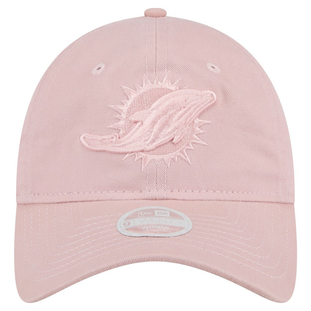 Miami Dolphins New Era Women's Main 9TWENTY Adjustable Hat Light Pink - NFL