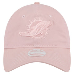 Miami Dolphins New Era Women's Main 9TWENTY Adjustable Hat Light Pink - NFL