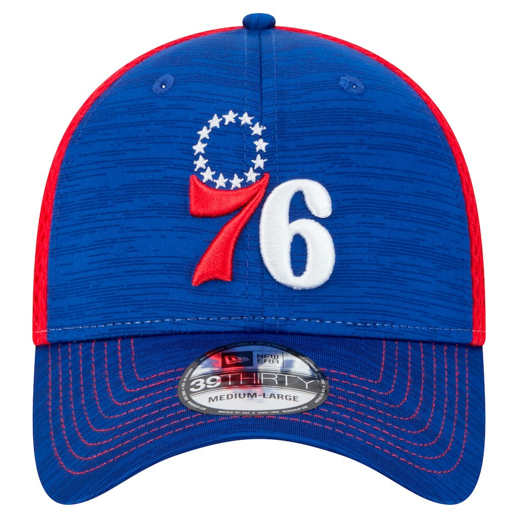 New Era - Philadelphia 76ers Active Tech Neo Flex 39THIRTY Flex Hat - Royal/Red
