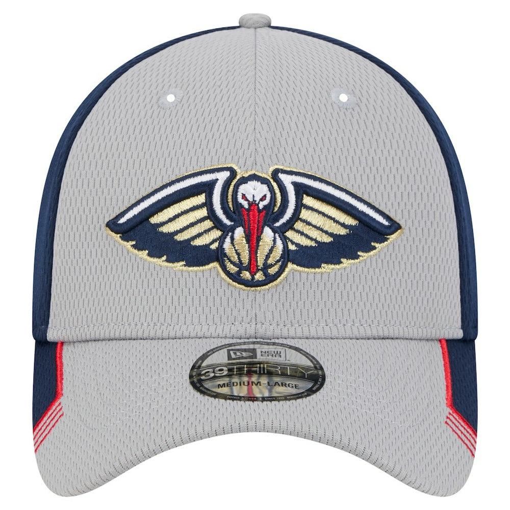 New Era - New Orleans Pelicans Active Trim 39THIRTY Flex Hat - Gray/Navy