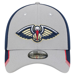 New Era - New Orleans Pelicans Active Trim 39THIRTY Flex Hat - Gray/Navy