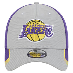 New Era - Los Angeles Lakers Active Trim 39THIRTY Flex Hat - Gray/Purple