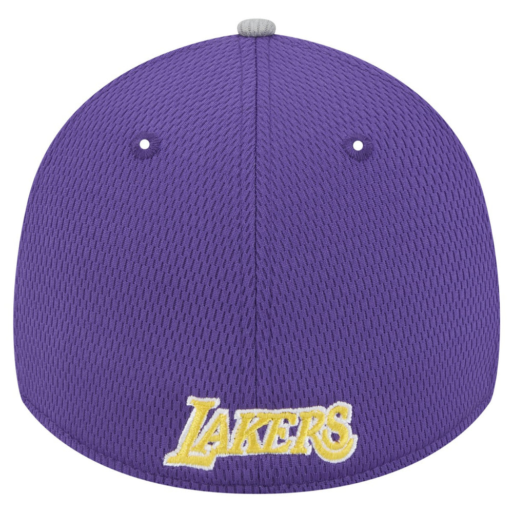 New Era - Los Angeles Lakers Active Trim 39THIRTY Flex Hat - Gray/Purple
