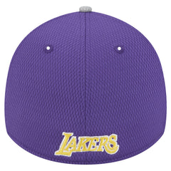 New Era - Los Angeles Lakers Active Trim 39THIRTY Flex Hat - Gray/Purple