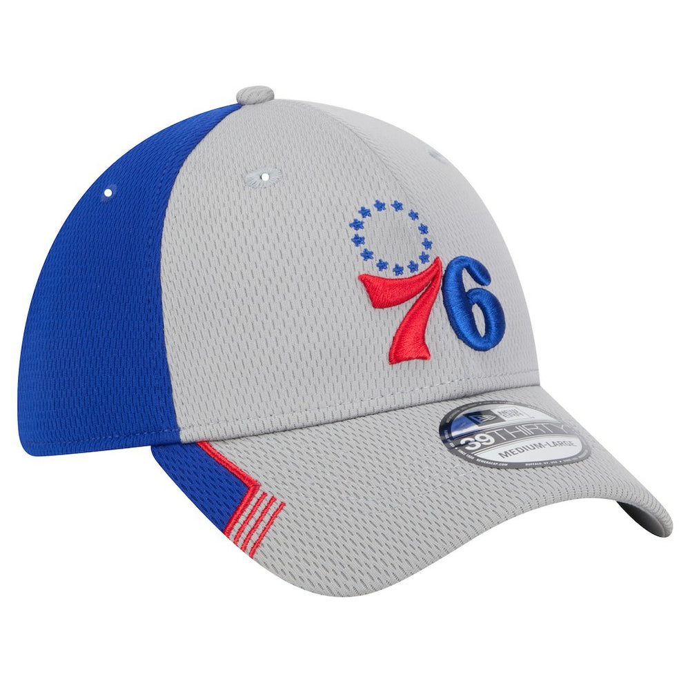 New Era - Philadelphia 76ers Active Trim 39THIRTY Flex Hat - Gray/Royal