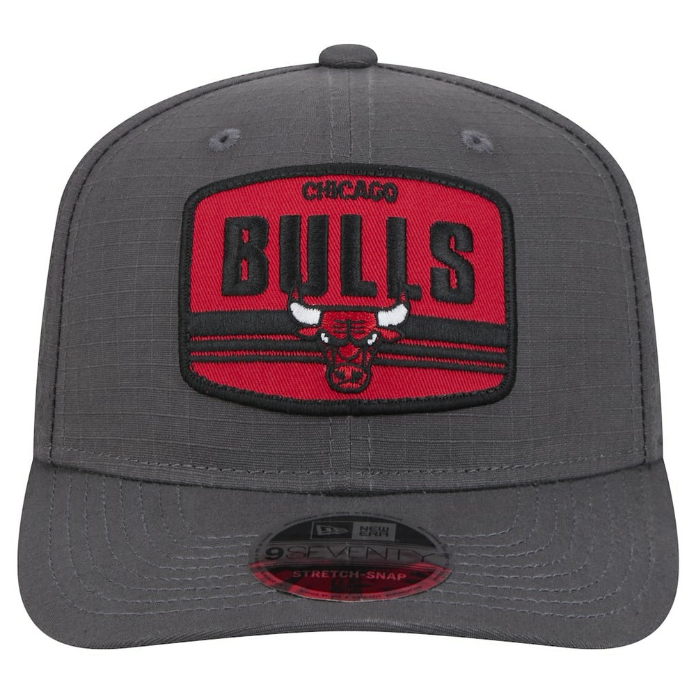 New Era - Chicago Bulls Team Elevated Patch 9SEVENTY Adjustable Hat - Graphite