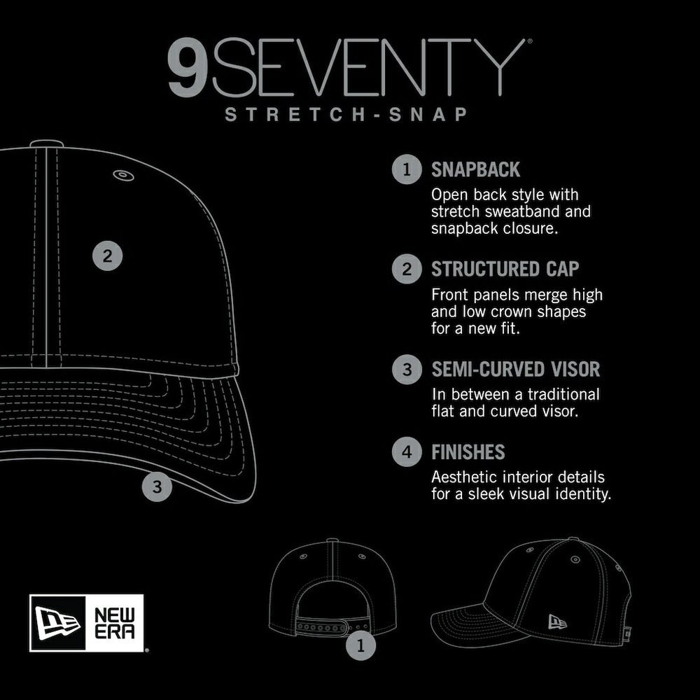 New Era - Chicago Bulls Team Elevated Patch 9SEVENTY Adjustable Hat - Graphite