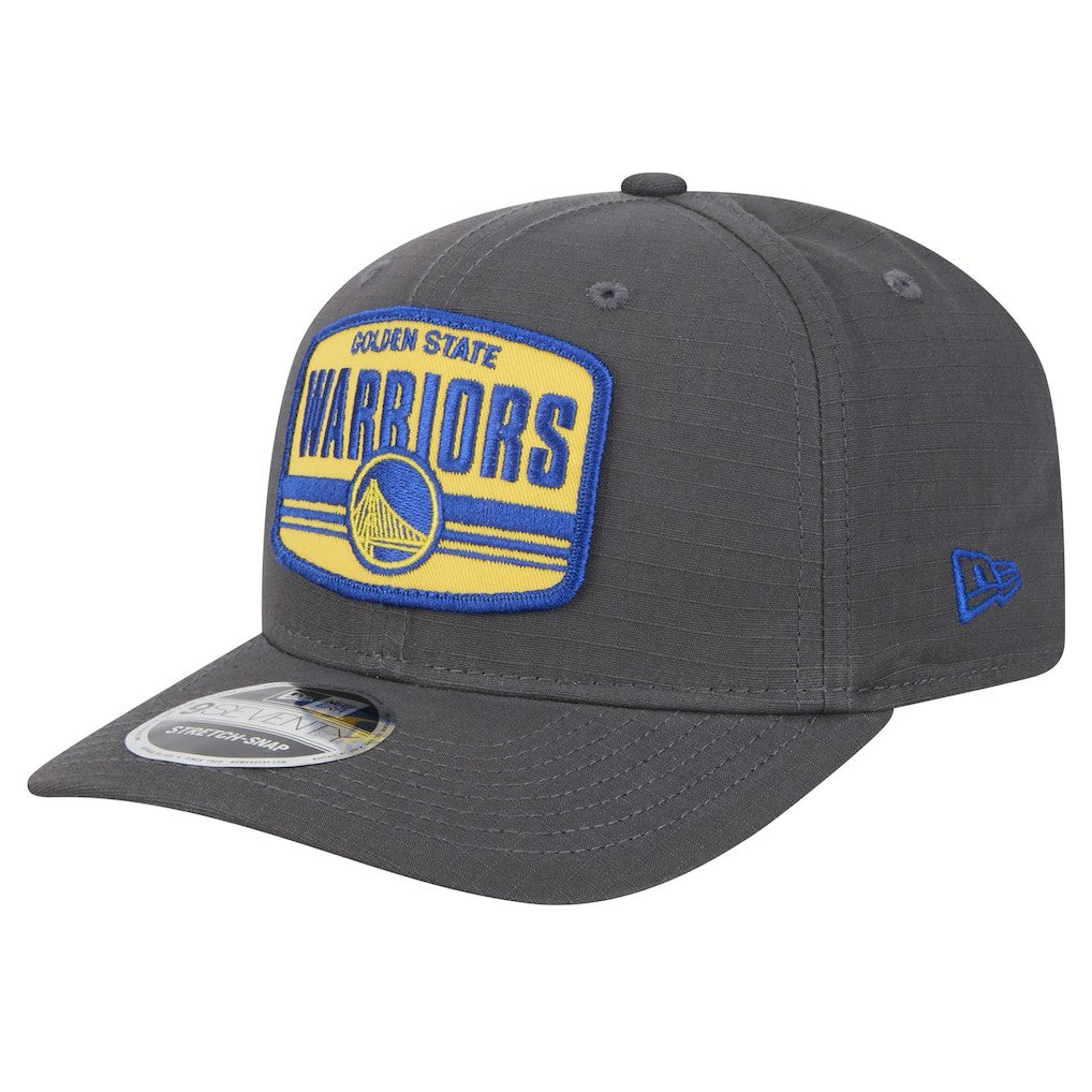 New Era - Golden State Warriors Team Elevated Patch 9SEVENTY Adjustable Hat - Graphite