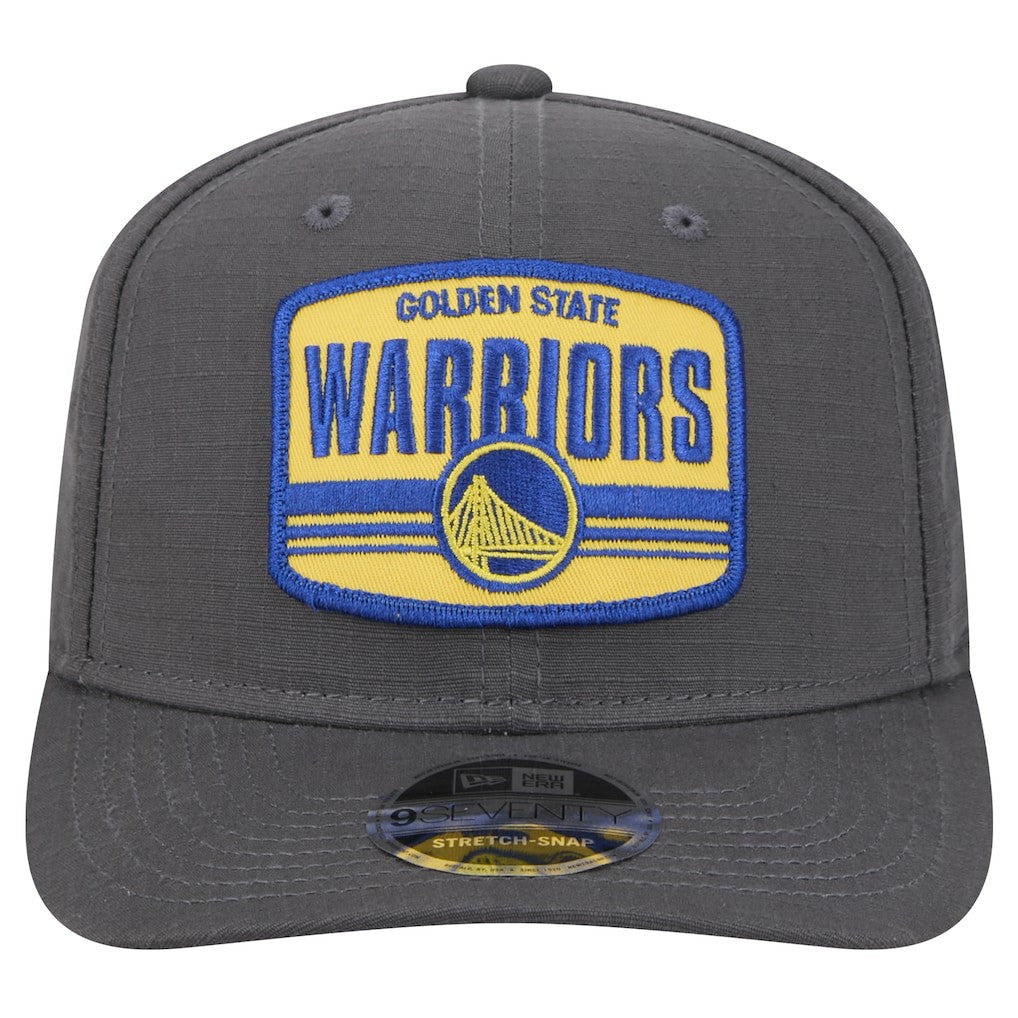 New Era - Golden State Warriors Team Elevated Patch 9SEVENTY Adjustable Hat - Graphite