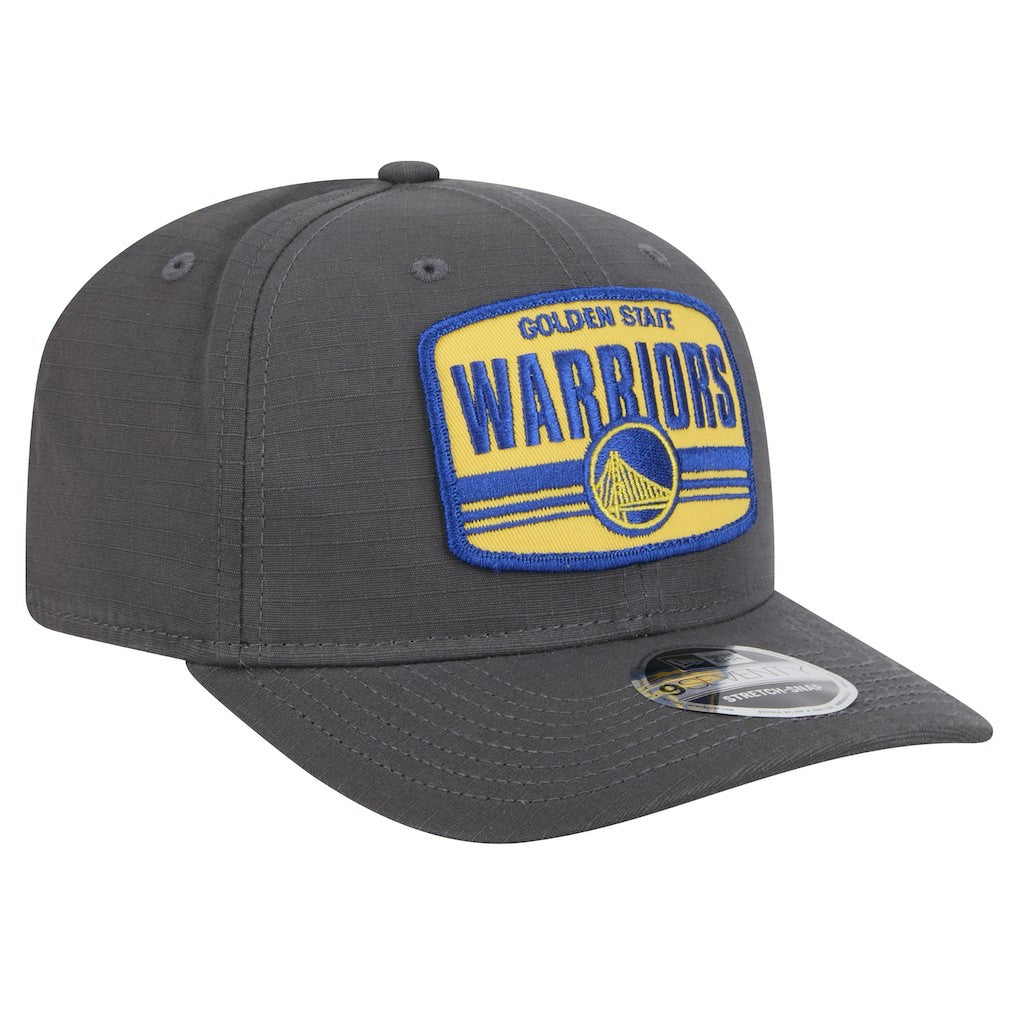 New Era - Golden State Warriors Team Elevated Patch 9SEVENTY Adjustable Hat - Graphite