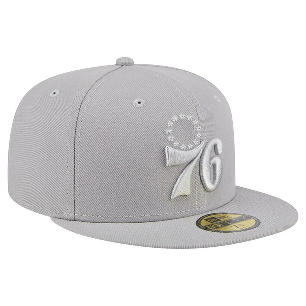 New Era - Philadelphia 76ers Color Pack 59FIFTY Fitted Hat - Gray